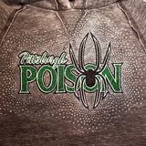 Pittsburgh Poison Script Rhinestone Design - CLICK TO SELECT SHIRT