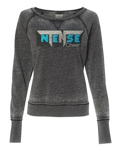 Ntense Zen Contrast Crew Neck Sweatshirt in Ladies Sizes
